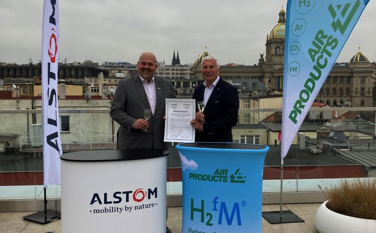 Air Products i Alstom wdrażają pociągi wodorowe