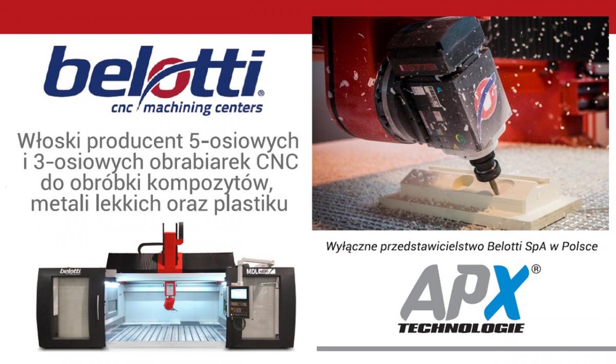 Centra obróbcze do kompozytów i metali lekkich w ofercie APX