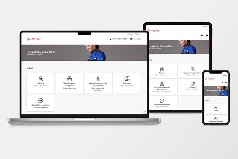 Portal klienta firmy Mewa dostępny w całej Europie