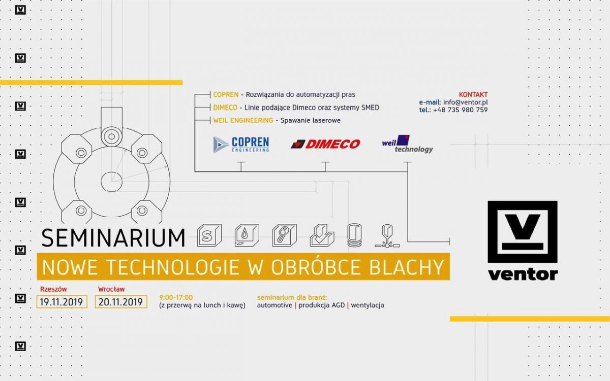 Seminarium – Nowe technologie w obróbce blachy