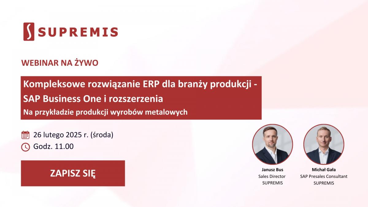 Kompleksowe rozwiązanie ERP dla produkcji
