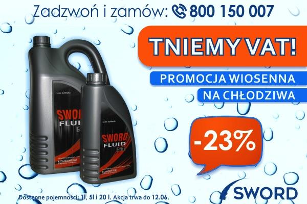 Płyny Sword Fluid ST taniej o VAT