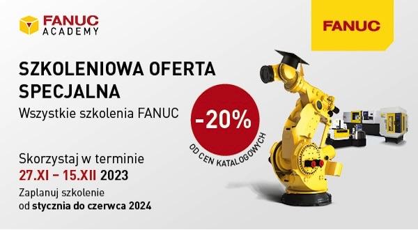 Szkolenia FANUC z 20% rabatem