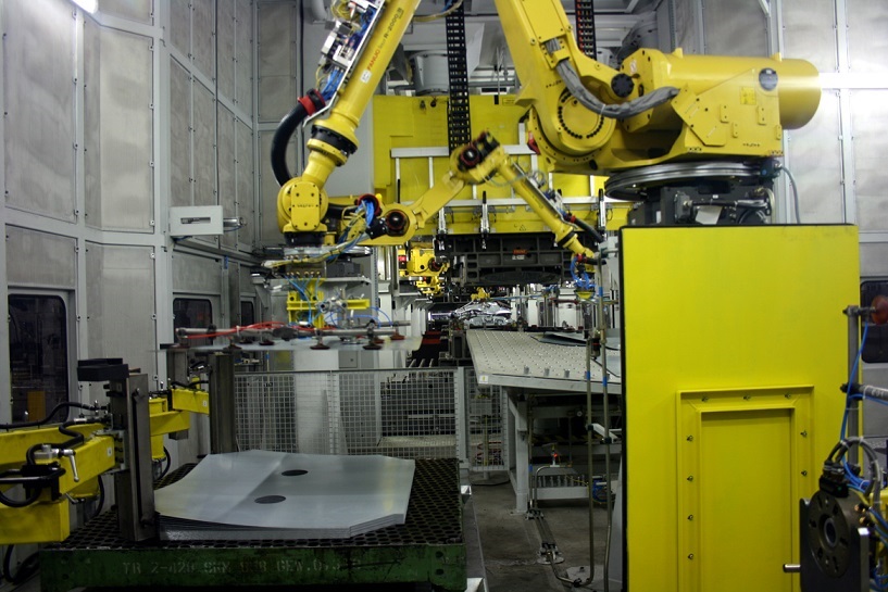 Roboty FANUC w fabryce Opel gliwice